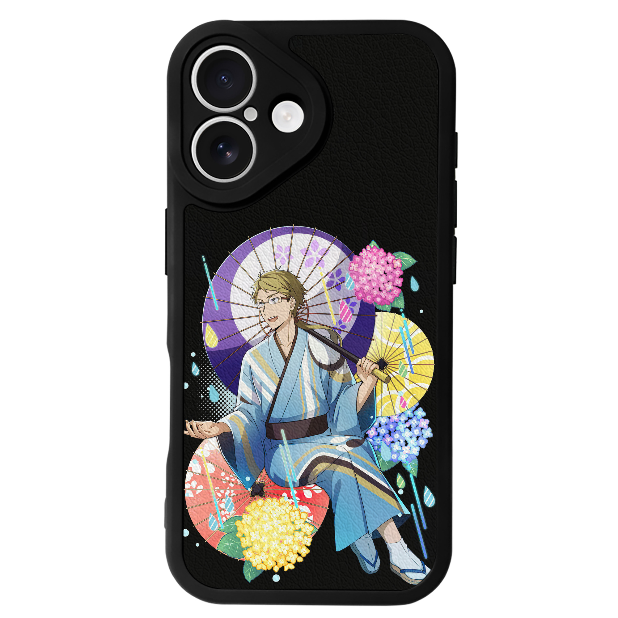 （画像用） 文豪ストレイドッグス Bungo Stray Dogs 【iPhone 16シリーズ対応】シリコンスマホケース（レザー調） 材質：シリコン